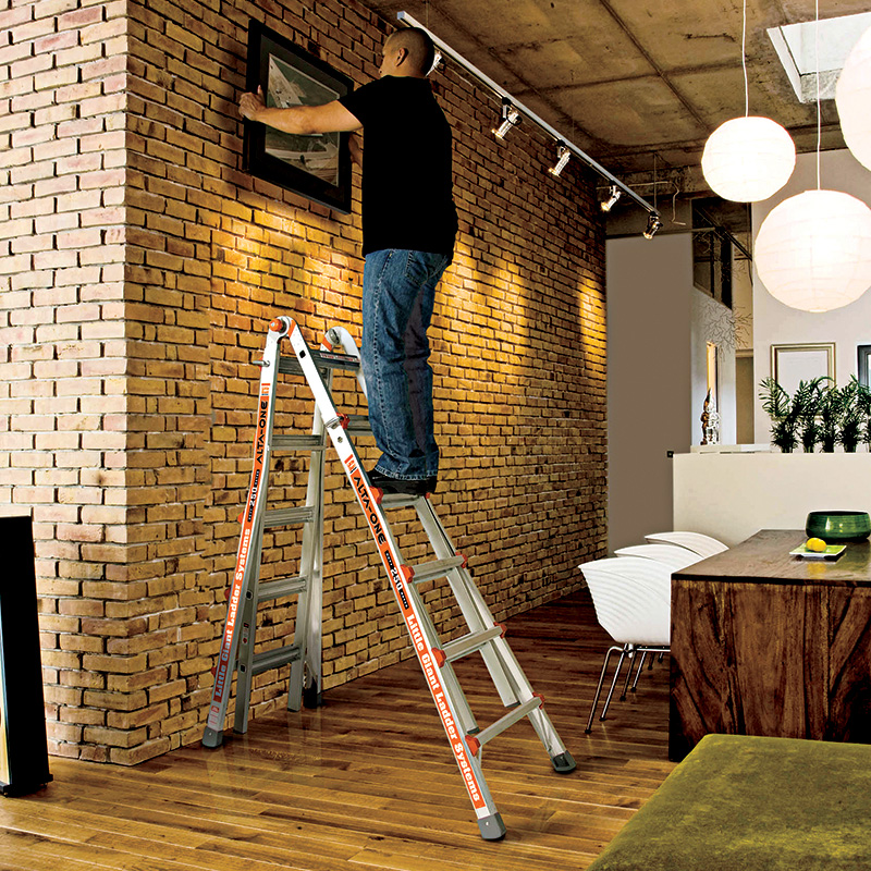 雷都捷特(LittleGiant)传统梯 多功能双侧伸缩人字梯