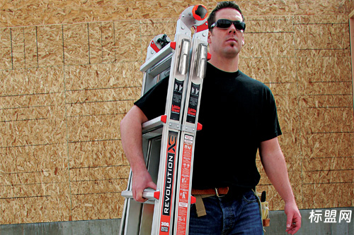 雷都捷特(LittleGiant)革新梯 铝合金双侧多功能金属按压器伸缩人字梯